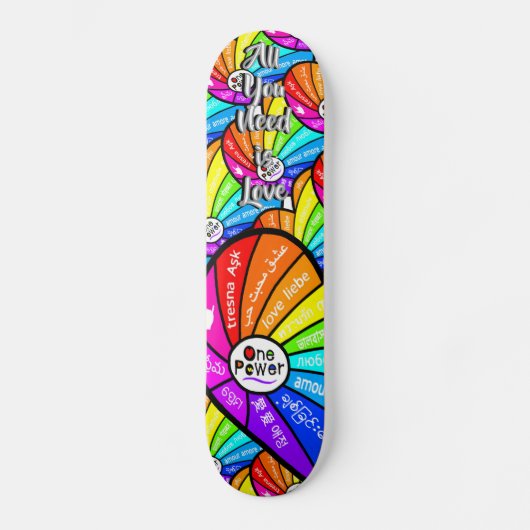 All You Need is Love Skateboard (Vorderseite)