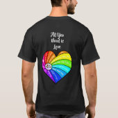 All You Need is Love T-Shirt (Rückseite)