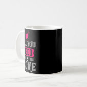 All You Need Is Love Valentines Day For Him Her Kaffeetasse (Vorderseite Links)