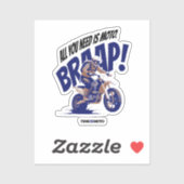 All You Need Is Moto Sticker (Blatt)