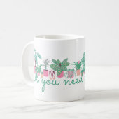 All You Need Is Plants Cute Coffee Mug Kaffeetasse (Vorderseite Links)