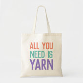 All You Need is Yarn Tragetasche (Vorne)
