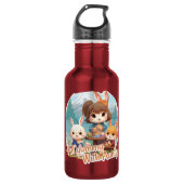 All yummy with Aunty Edelstahlflasche (Vorderseite)