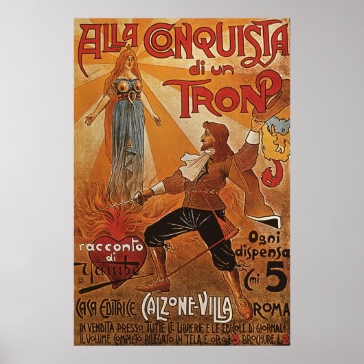 Alla Conquista di un Tron Poster (Vorne)