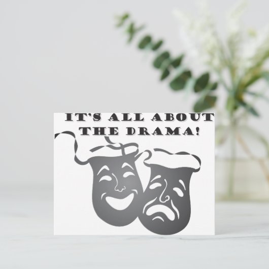 AllAboutTheDrama Postkarte (Stehend Vorderseite)