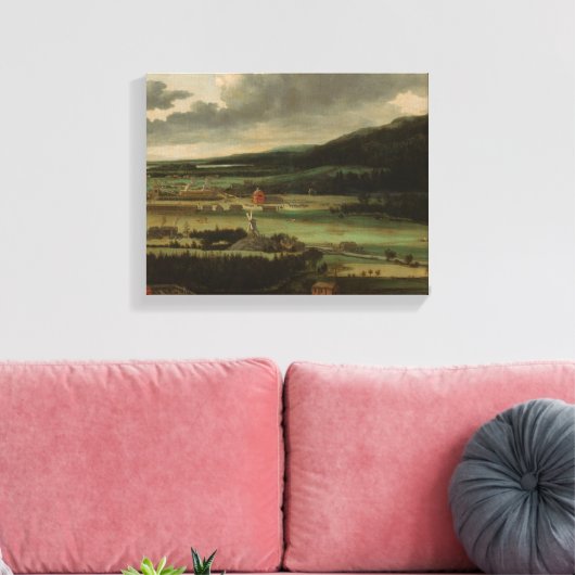 Allaert van Everdingen - Hendrik Trip's Gun Foundr Leinwanddruck (Insitu (Wohnzimmer))