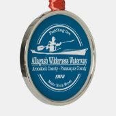 Allagash Wilderness Waterway (SK) Ornament Aus Metall (Rechts)