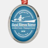 Allagash Wilderness Waterway (SK) Ornament Aus Metall (Links)