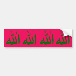 Allah-Banner Autoaufkleber