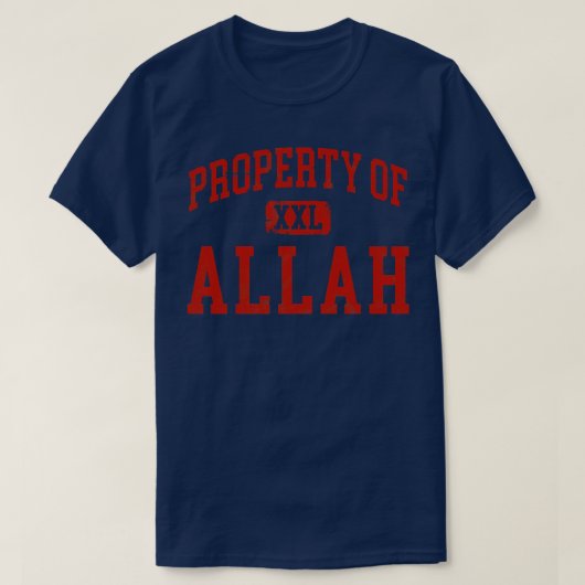 Allah bedrängt 1 T-Shirt (Design vorne)