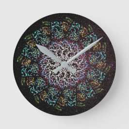 Allah hilft uns runde wanduhr