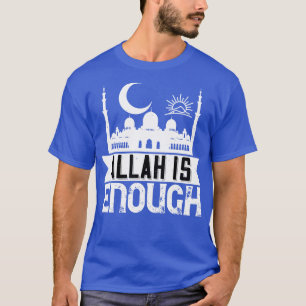 Allah ist genug islamisch-muslimische Phrase Gesch T-Shirt