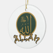 Allah Keramik Ornament (Links)
