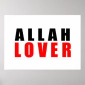 Allah liebt poster (Vorne)