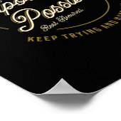 Allah macht das Unmögliche Lässig Poster (Ecke)