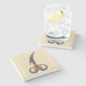 Allah - Marble Stone Untersetzer (Seitenansicht)