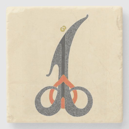 Allah - Marble Stone Untersetzer (Vorderseite)