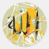 Allah Runder Aufkleber (Vorderseite)