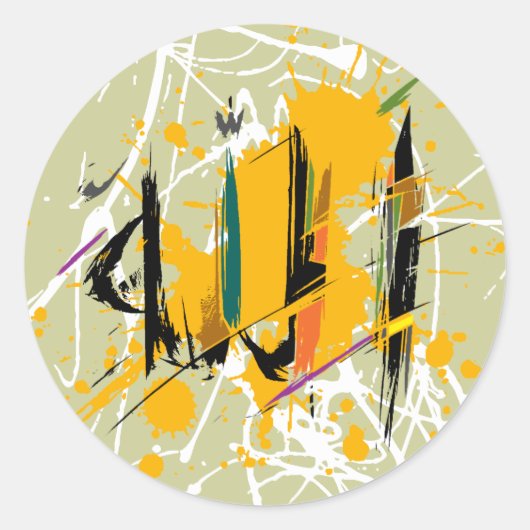 Allah Runder Aufkleber (Vorderseite)