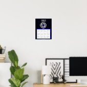 Allah SWT 2025 Kalender-Sake-Poster Poster (Heimbüro)