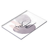 Allahu Akbar Arabic Calligraphy – Minimal Elegant  Notizblock (Linke Seite)