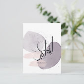 Allahu Akbar Arabic Calligraphy – Minimal Elegant  Postkarte (Stehend Vorderseite)