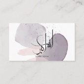 Allahu Akbar Arabic Calligraphy – Minimal Elegant  Visitenkarte (Rückseite)