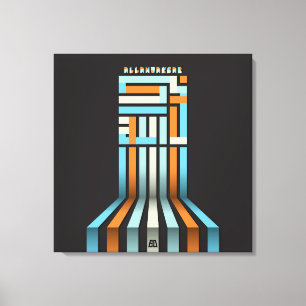 ALLAHUAKBAR LEINWANDDRUCK