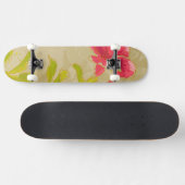 Allamanda-Blume auf getontem Hintergrund Skateboard (Horizontal)