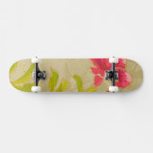 Allamanda-Blume auf getontem Hintergrund Skateboard (Horizontal)