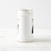 Allamerikanischer Schwarzer Labrador Retriever Bierglas (Mittel)