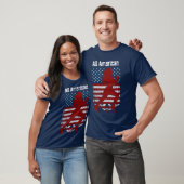 Allamerikanischer Track & Field Vintag gestört T-Shirt (Unisex)