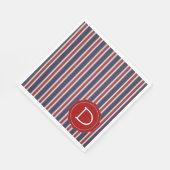 Allamerikanisches, Mit Monogramm, patrootisches St Serviette (Ecke)