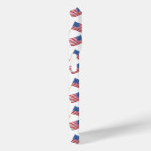 Allamerikanisches Patriotisches Rotes Weißes und B Case-Mate iPhone Hülle (Rückseite / Rechts)