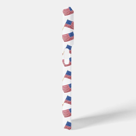 Allamerikanisches Patriotisches Rotes Weißes und B Case-Mate iPhone Hülle (Rückseite / Rechts)