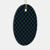 Allan Clan Tartan Designed Print Keramikornament (Rechts)