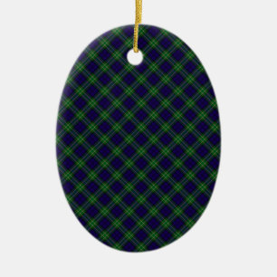 Allan Clan Tartan Designed Print Keramikornament