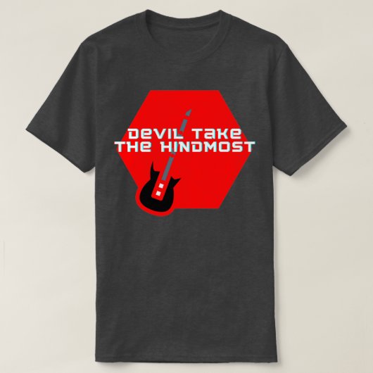 Allan Holdsworth Devil Nimm die Hinterhand T-Shirt (Design vorne)