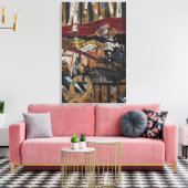 Allan Kaprow - Käfig Fasan #2 Leinwanddruck (Insitu (Wohnzimmer))