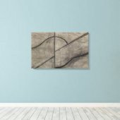 Allan Kaprow - Zeichnend auf der Grundlage des Ate Leinwanddruck (Insitu (Holzboden))