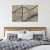 Allan Kaprow - Zeichnend auf der Grundlage des Ate Leinwanddruck (Insitu (Schlafzimmer))