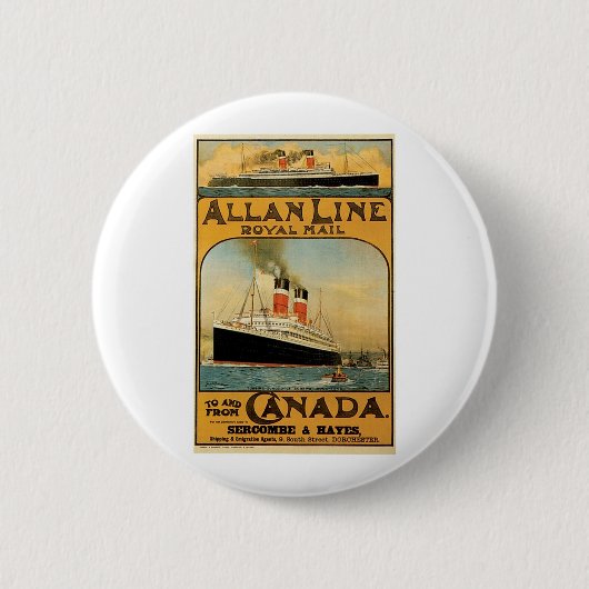 Allan Line Button (Vorderseite)