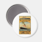 Allan Line Magnet (Vorderseite/Rückseite)