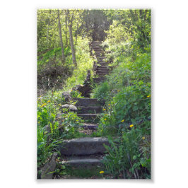Allan Park, Sowerby Bridge, Stone Steps Fotodruck