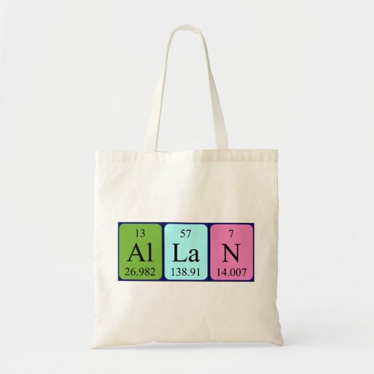 Allan Periodenname Tasche (Vorne)