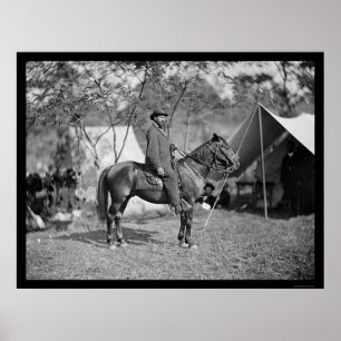 Allan Pinkerton, Kopf des Geheimagenten 1862 Poster