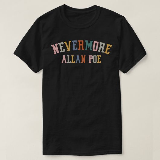 Allan Poe Raven Bookish 11 T-Shirt (Design vorne)