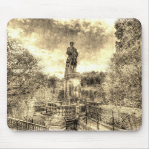Allan Ramsey und Edinburgh Castle Vintage Mousepad