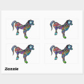 Allan Rechteckiger Aufkleber (Blatt)