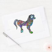 Allan Rechteckiger Aufkleber (Umschlag)